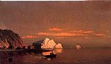 Fishermen off the Coast of Labrador sunset by William Bradford